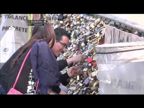 Revitalisasi Jembatan Gembok Cinta di Paris -NET24