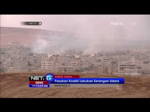 Pasukan Kurdi dan Koalisi Amerika Serikat Gempur Pasukan Negara Islam atau IS -NET17