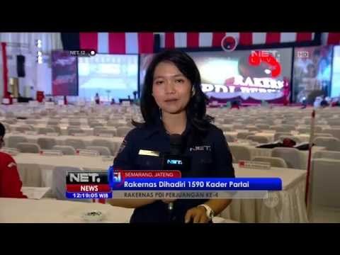 Live Report Perkembangan Terbaru Rakernas PDI Perjuangan -NET12
