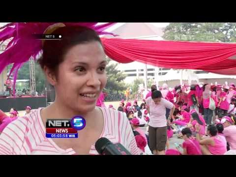Sejumlah Kota Merona Merah Muda Demi Solidaritas Kanker Payudara -NET5