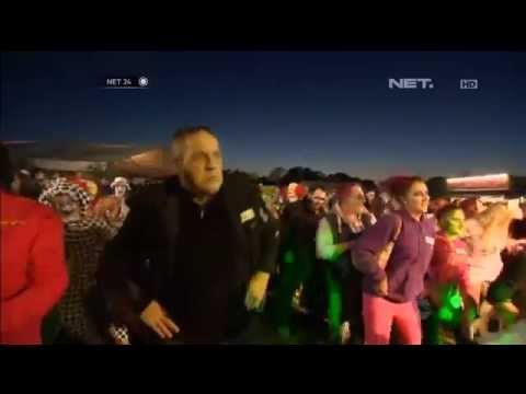 Zombie Berkumpul Pecahkan Rekor Dunia Menari Zumba -NET24