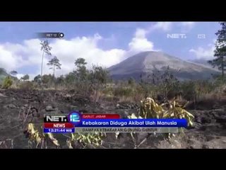 Kebakaran Lahan di Gunung Guntur Disebabkan Faktor Alam dan Manusia -NET12