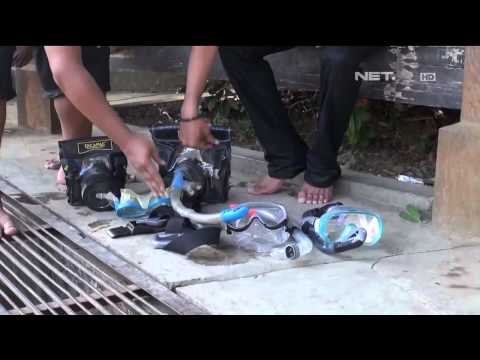 Model Berfoto dalam Air Berkostum Baju Tradisional -NET24