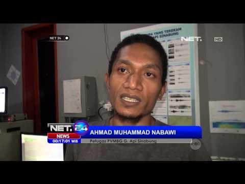 Aktivitas Vulkanis Gunung Sinabung Meningkat - NET24