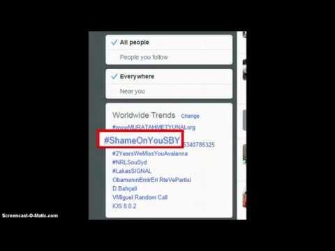 Tagar Kecaman untuk Presiden SBY Hilang dari Trending Topic -NET5