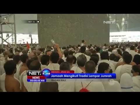Jamaah haji ikuti tradisi lempar jumrah di Mekkah - NET24