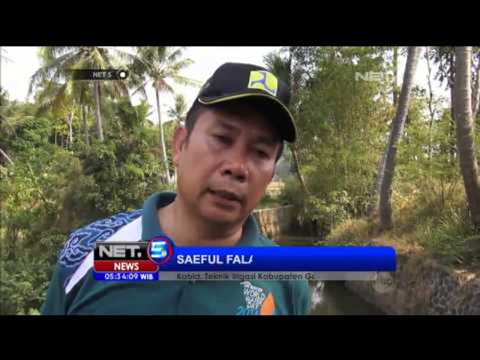 Sungai dan saluran irigasi kering di Garut - NET5