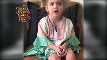 Funny video 2 years old Mila finding out her dad's to put her Mom on a budgeting