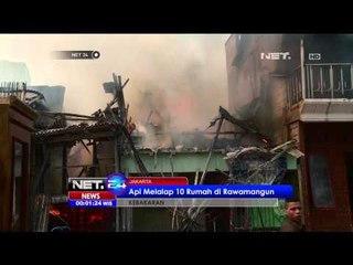 3 Lokasi Pemukiman di Jakarta Hangus Dilalap Api -NET24