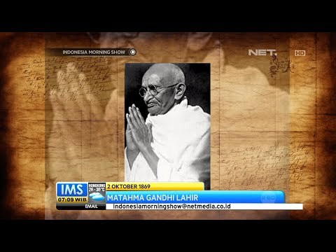 Today's History 2 Oktober 1869 Bapak India Mahatma Gandhi lahir - IMS