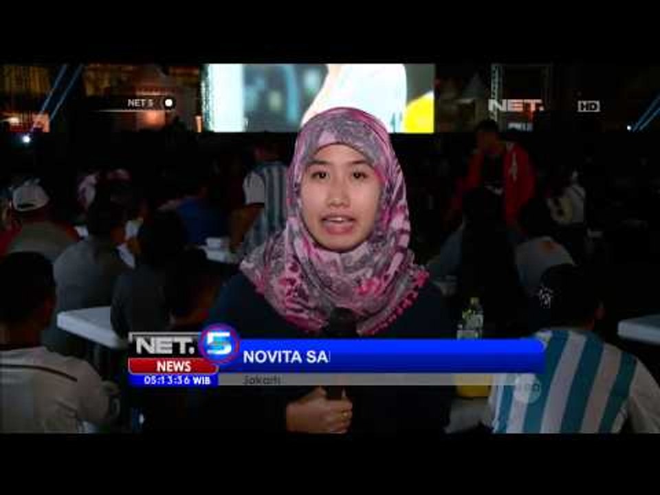 3000 orang ramaikan stadion Lebak Bulus nonton bareng Piala Dunia 2014 - NET5