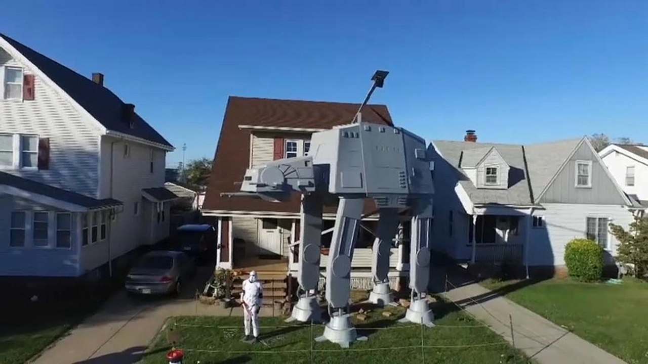 'Star Wars' im Vorgarten