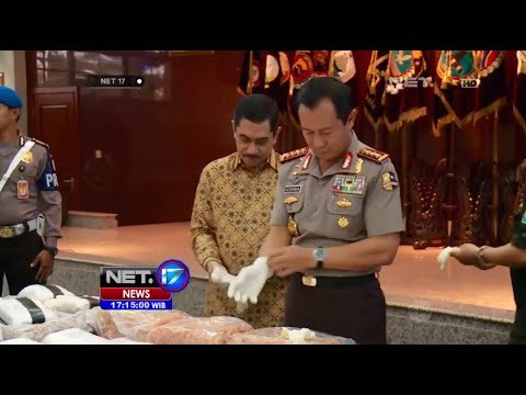 Kepolisian RI amankan lebih dari 70 kg shabu dari sindikat Narkotika - Internasional NET17