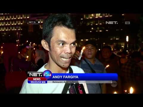 Relawan Jokowi-JK Gelar Aksi 1000 Lilin dan Doa Bersama -NET24