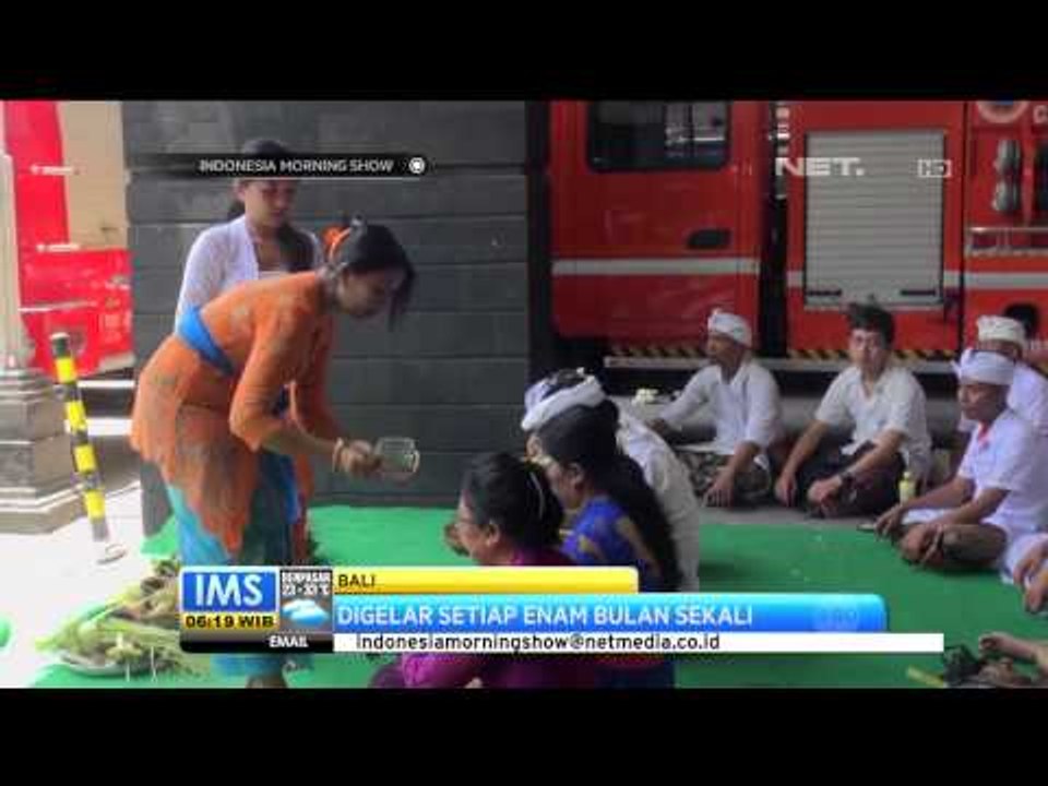 Upacara Tumpak Landep di Bali untuk Meminta Keselamatan dalam Bekerja -IMS