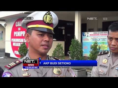 Polres Sidoarjo menetapkan sopir bus harapan jaya masuk daftar pencarian orang - NET12