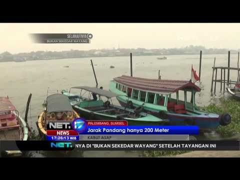 Kabut asap di Palembang akibatkan jarak pandang hanya 200 meter - NET17