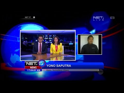 Live Phoner Gunung api Sinabung terus keluarkan guguran awan panas - NET17