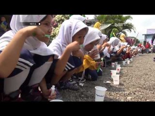 Gerakan Sikat Gigi Bersama di SD Tasikmalaya -NET5