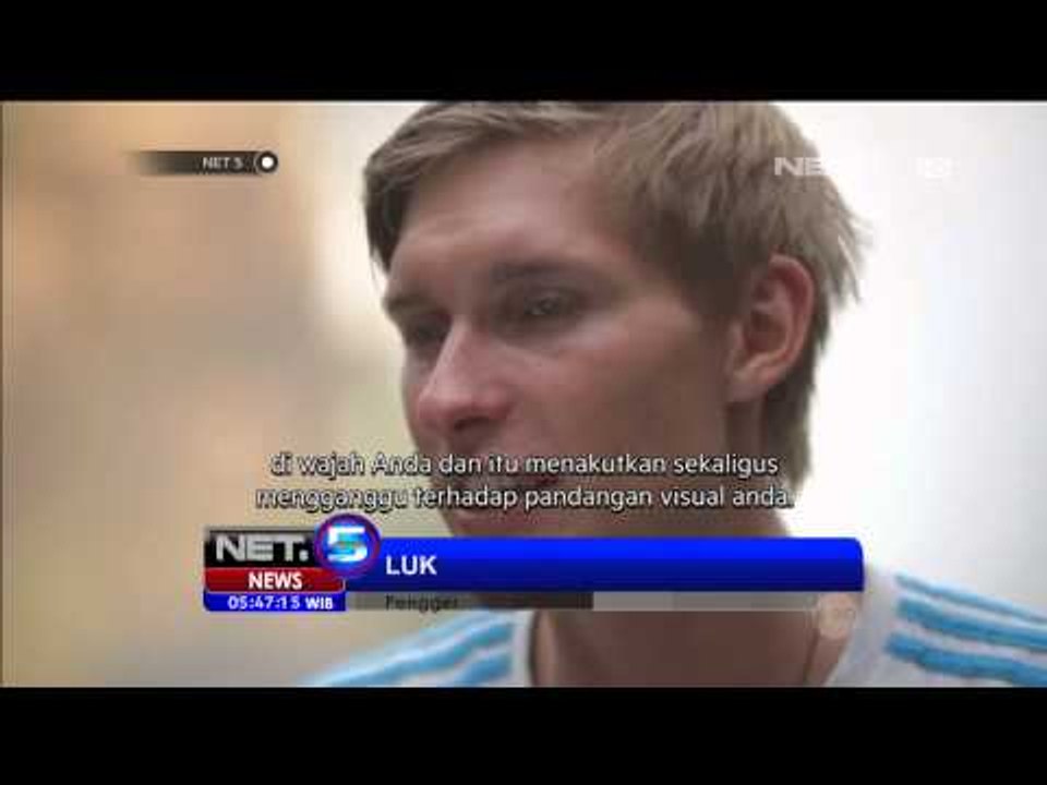 Olahraga ekstrem sebrangi air terjun dengan seutas tali - NET5