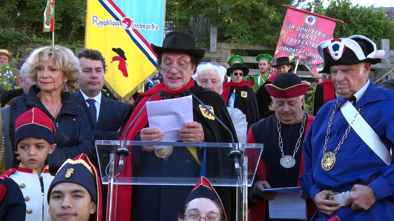 Ban des vendanges 2017 - Alain Coquard Discours.