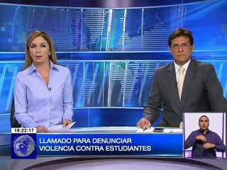Autoridades piden denunciar violencia contra estudiantes