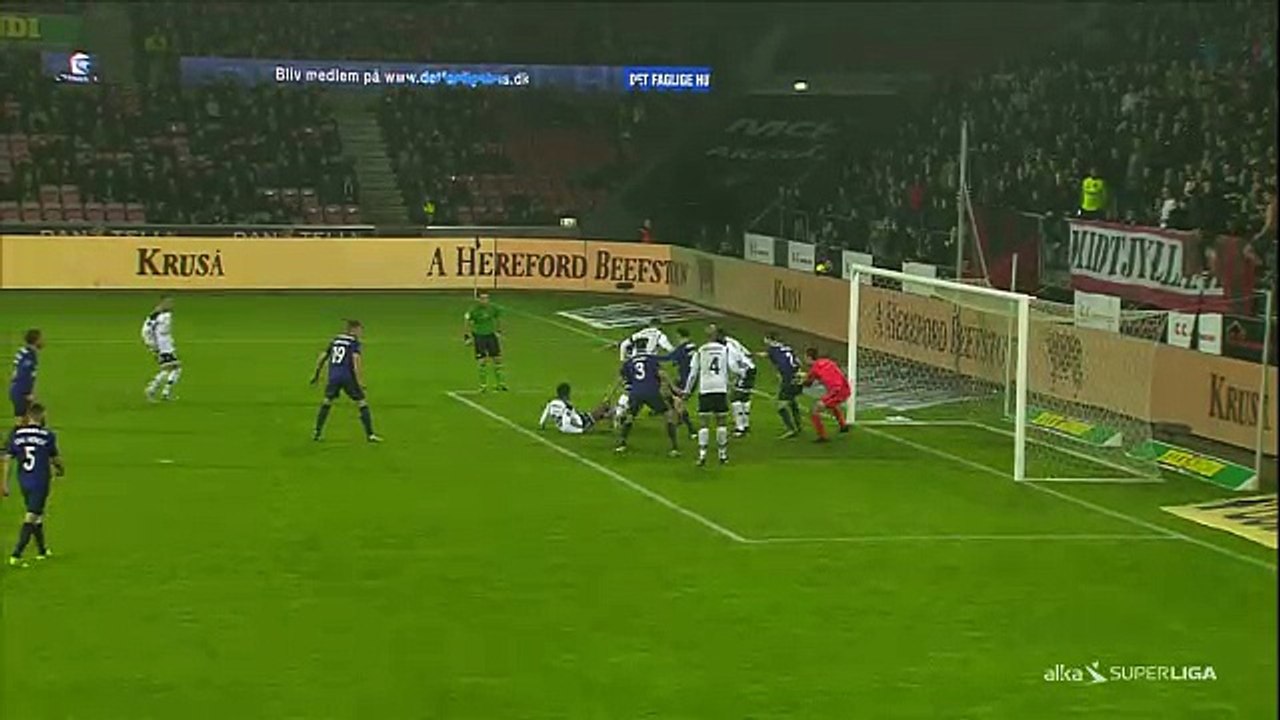 Mikkel Qvist Goal HD - Midtjylland	1-1	Horsens 20.10.2017