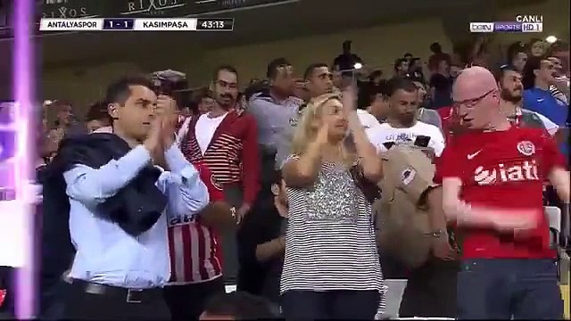1-1 Samuel Eto'o Goal Turkey Süper Lig - 20.10.2017 Antalyaspor 1-1 Kasımpaşa SK