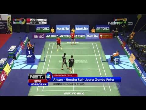 Mohammad Ahsan - Hendra Setiawan Berhasil Menjuarai Hongkong Super Series -NET24