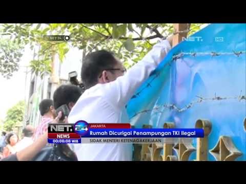 Menteri Ketenagakerjaan, Hanif Dhakiri, Sidak ke Rumah Penampungan TKI -NET24