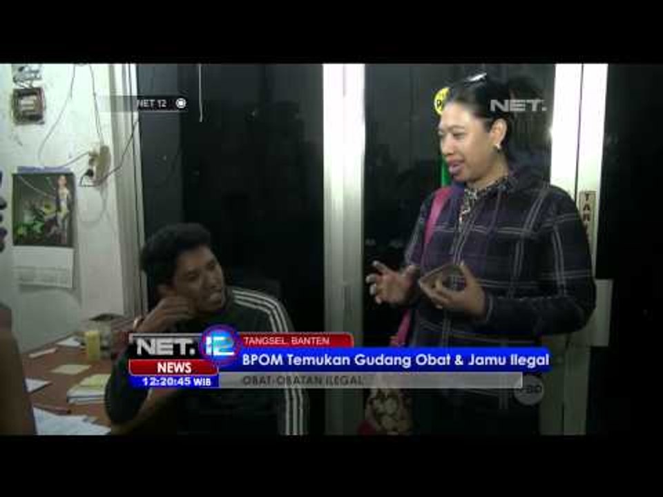 BPOM Temukan Gudang Obat dan Jamu Ilegal - NET12