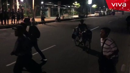 Demo Mahasiswa di Depan Istana Berakhir Ricuh