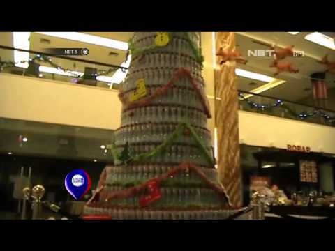 3000 Pohon natal botol meriahkan suasana natal jadi unik - NET5