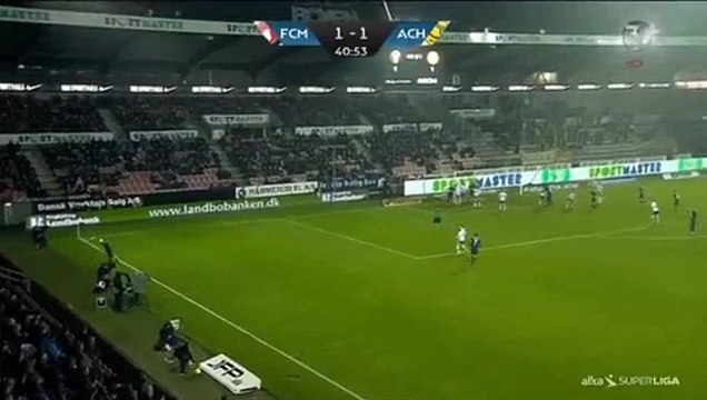 Filip Novak Goal HD - Midtjylland	2-1	Horsens 20.10.2017
