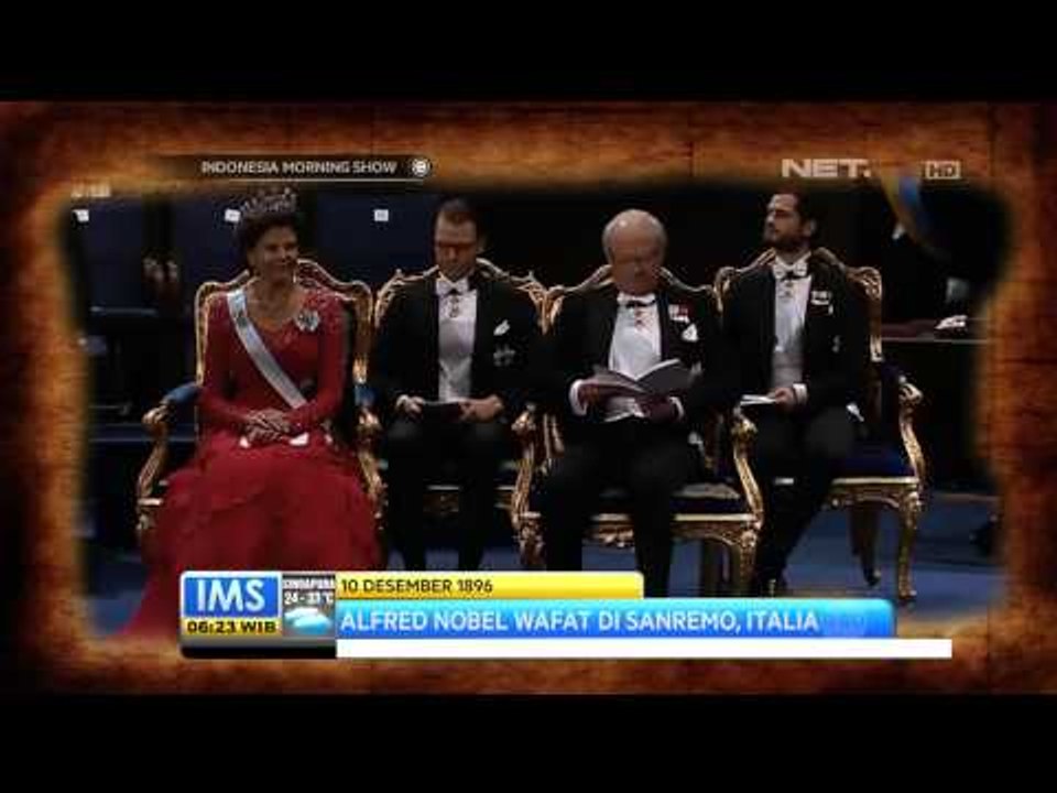 Todays History 10 Desember Alfred Nobel Wafat - IMS