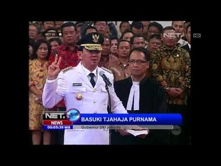 Ahok Dilantik oleh Joko Widodo -NET24