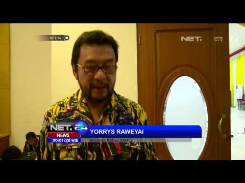 Massa angkatan muda Partai Golkar menyerbu ruang rapat Pleno DPP Partai Golkar - NET24