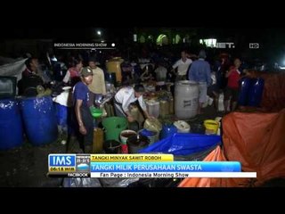 Belasan Ribu Ton Minyak Olah Kelapa Sawit Tumpah di Dumai -IMS