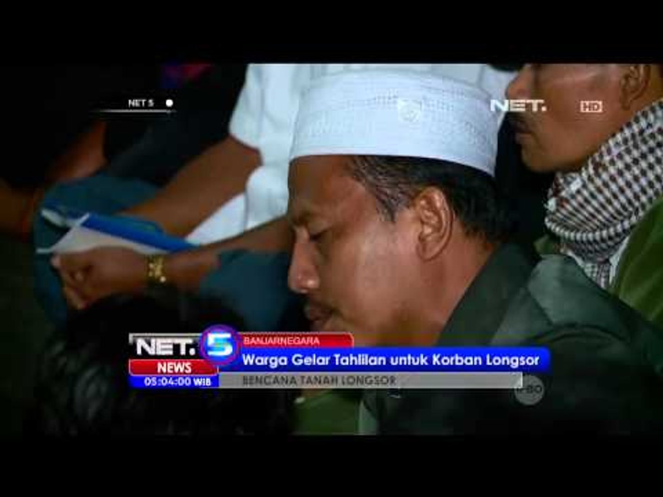 Doa Bersama dan Tahlilan di Pengungsian Longsor Banjarnegara -NET5