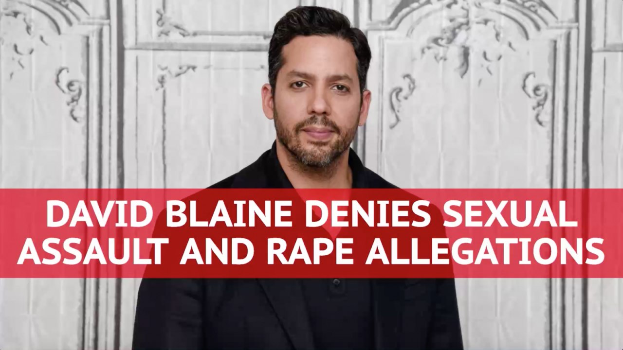 David Blaine denies rape allegation