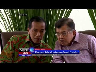 Presiden Jokowi Minta Gubernur Mengharmoniskan Program Daerah dengan Pusat -NET12