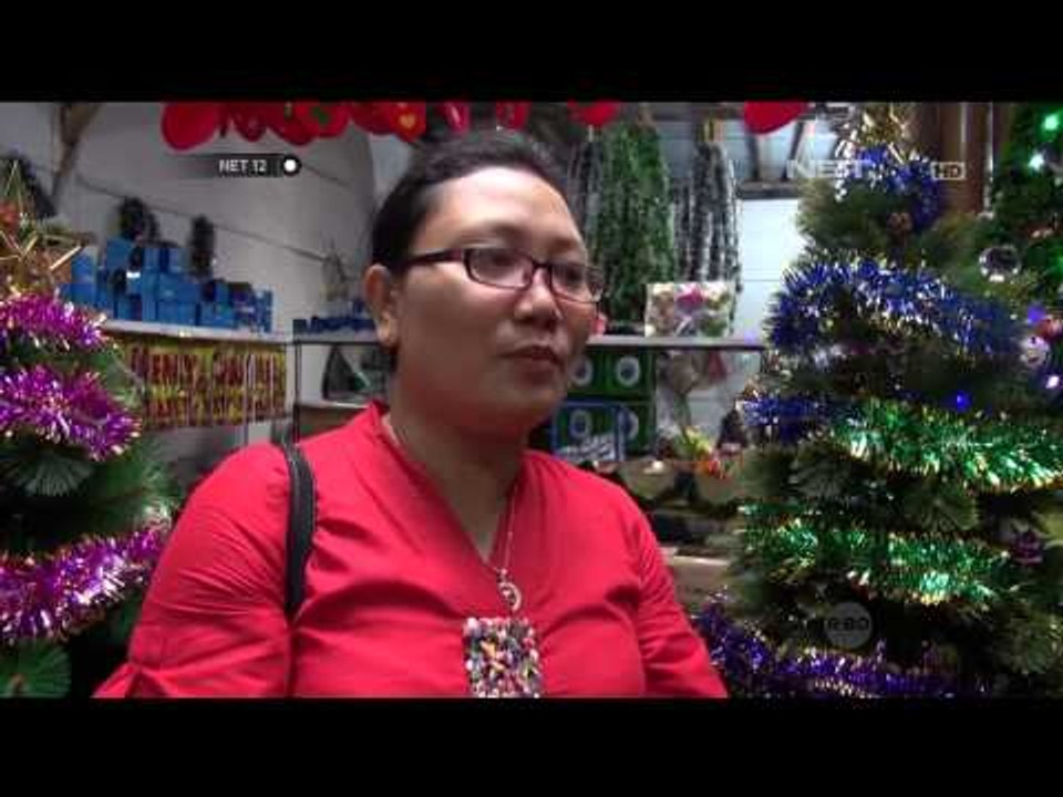 Hiasan pohon natal dari barang bekas - NET12