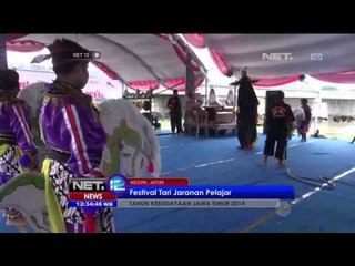 Festival Tari Jaranan Pelajar di Kediri - NET12