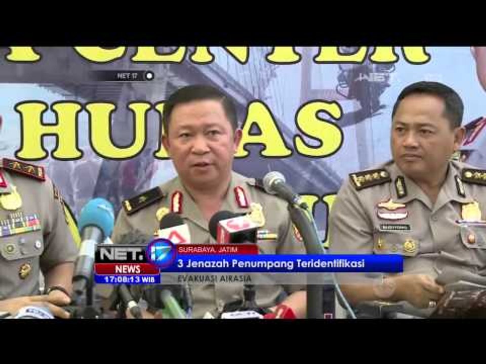 Tim DVI serahkan jenazah penumpang AirAsia QZ 8501, Jie Stephanie ke pihak keluarga - NET17