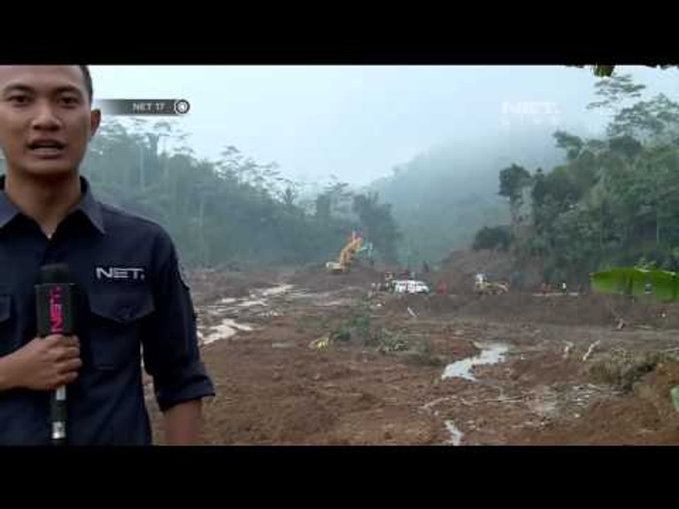 Proses Evakuasi Longsor Banjarnegara Sempat Dihentikan -NET17