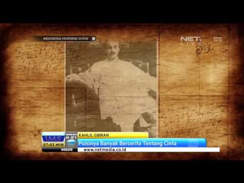 Today's History 6 Januari 1883, Kahlil Gibran Lahir -IMS