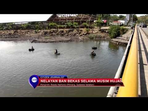 Nelayan ban bekas menyusuri sungai dan muara gunakan ban dalam bekas - IMS