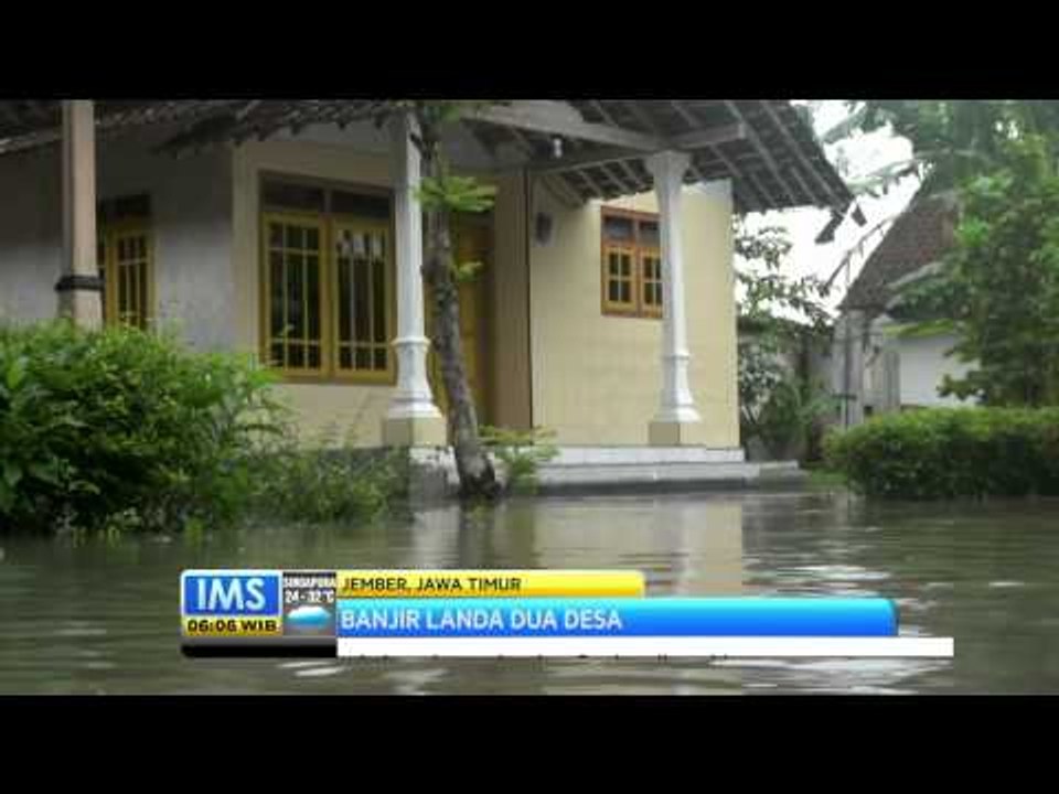 Pendangkalan Sungai di Jember Memperparah Banjir -IMS