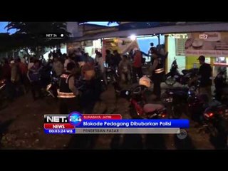 Ricuh Satpol PP dengan para pedagang buah di Surabaya - NET24