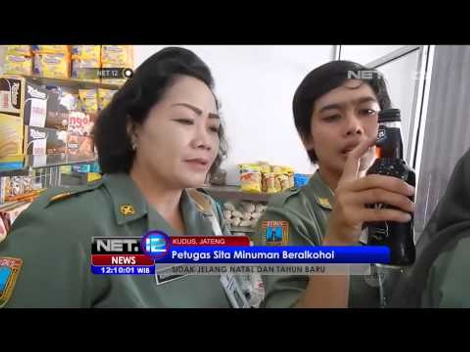 Jelang natal puluhan makanan dan minuman kadaluarsa disita di Pasar Kab Kudus - NET12